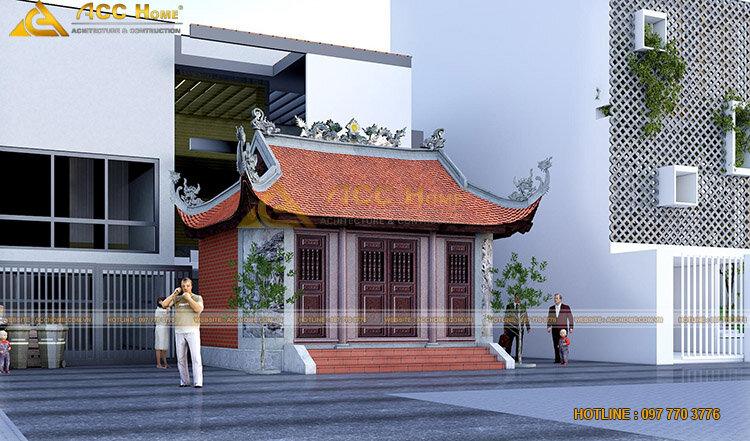 Mẫu thiết kế nhà thờ họ 4 mái đẹp tại Bắc Ninh - Xây dựng công trình ...